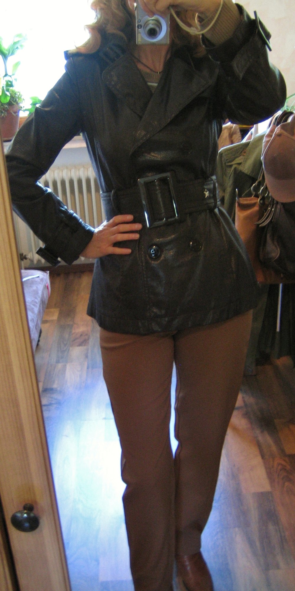 Lederjacke Schlangenlederimitat Zara