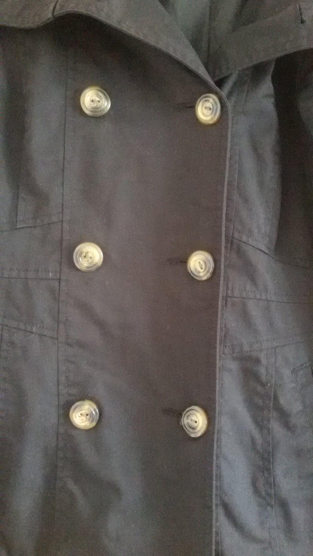 Schöner Mantel Jacke Trenchcoat Vero Moda Gr. M schwarz Frühling kawaii