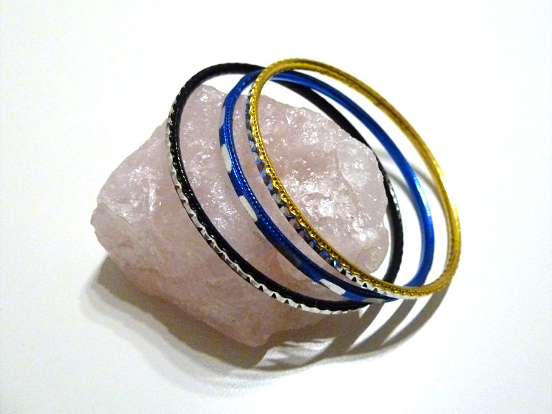 Metall-Armreifen / Bangles Set