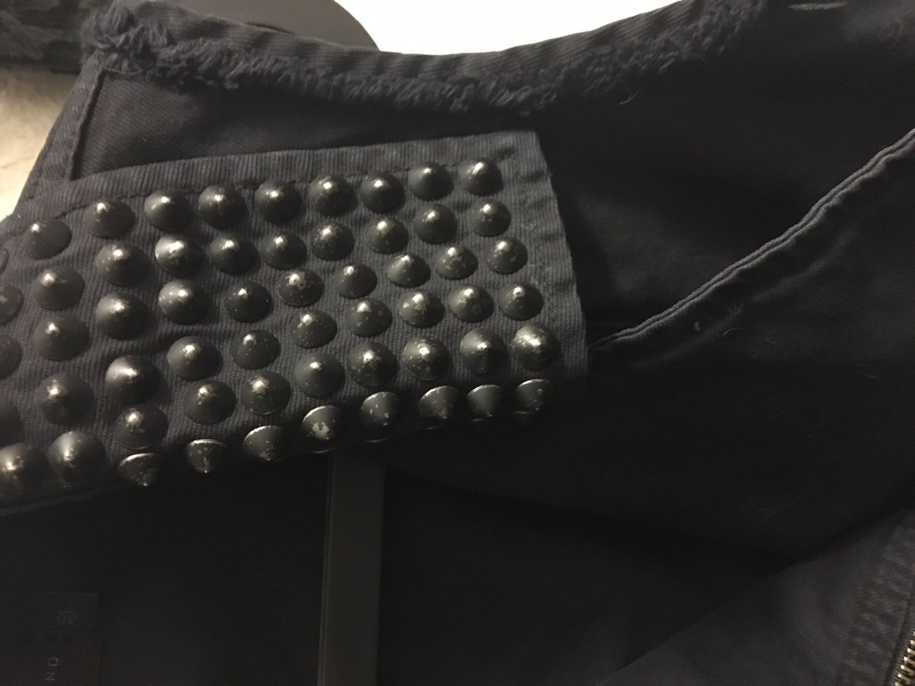 LIEBESKIND BERLIN Biker Weste Nieten rockig Jacke used look hipster blogger 