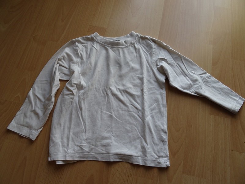 Langarmshirt H&M weiß Gr. 110 Shirt Pulli