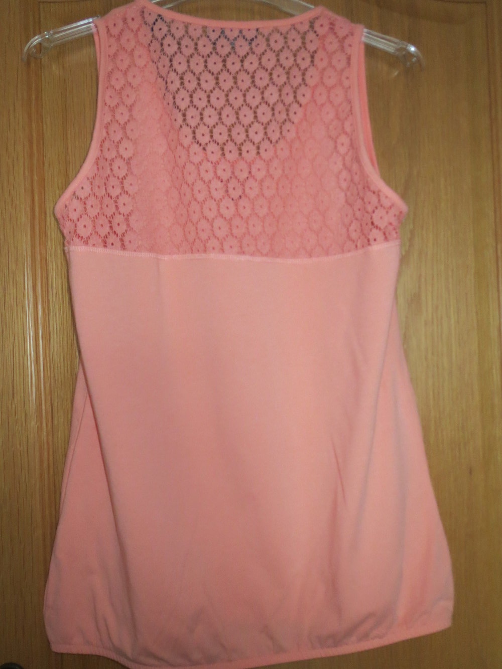 Top, Gr.36/38, apricot, Spitze