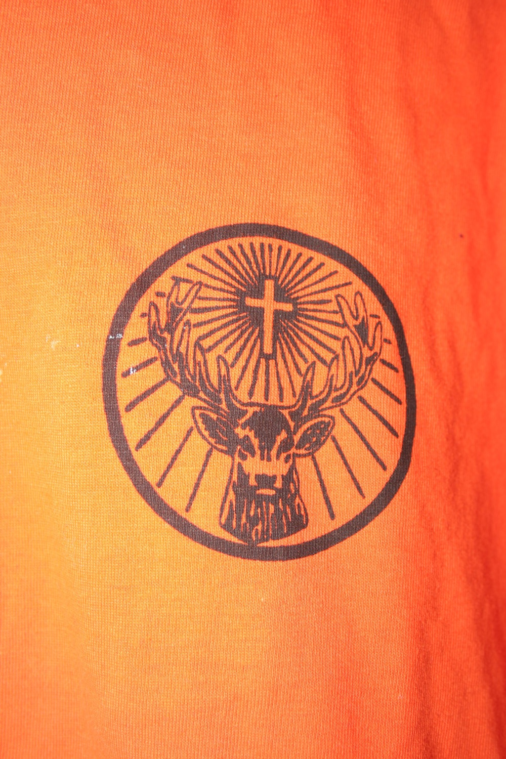 original Jägermeister Merchandise M L Orange Schwarz T-Shirt