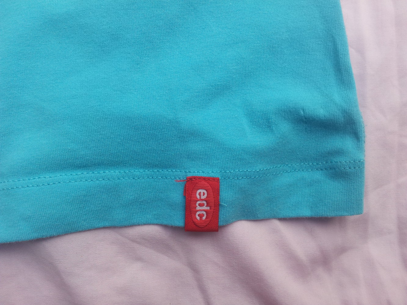 Top Spaghettiträger  türkis edc Esprit Gr. S 