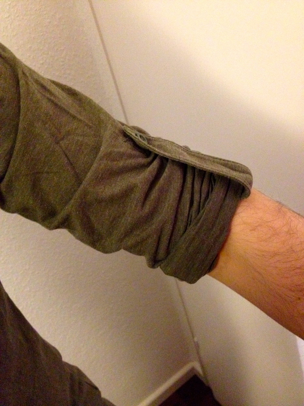 Basic Oberteil H&M Olive Khaki