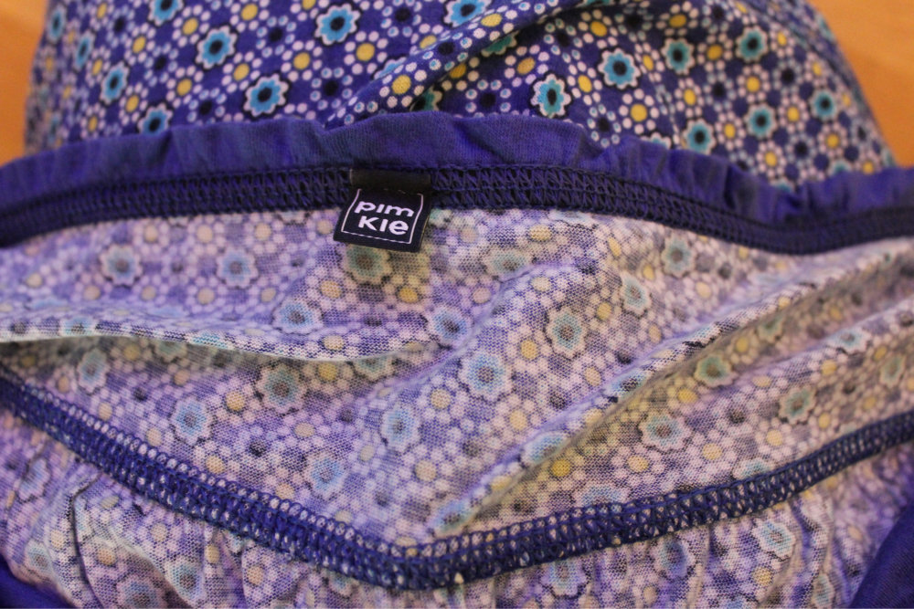 Bandeautop mit Blümchenmuster