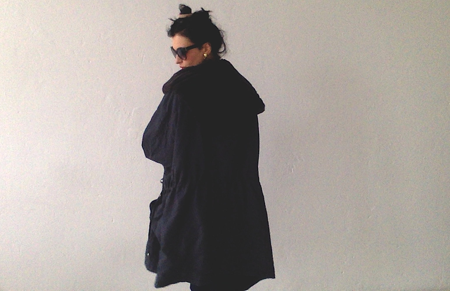 Grossartiger Oversized Vintage Parka mit breitem Kunstpelzkragen