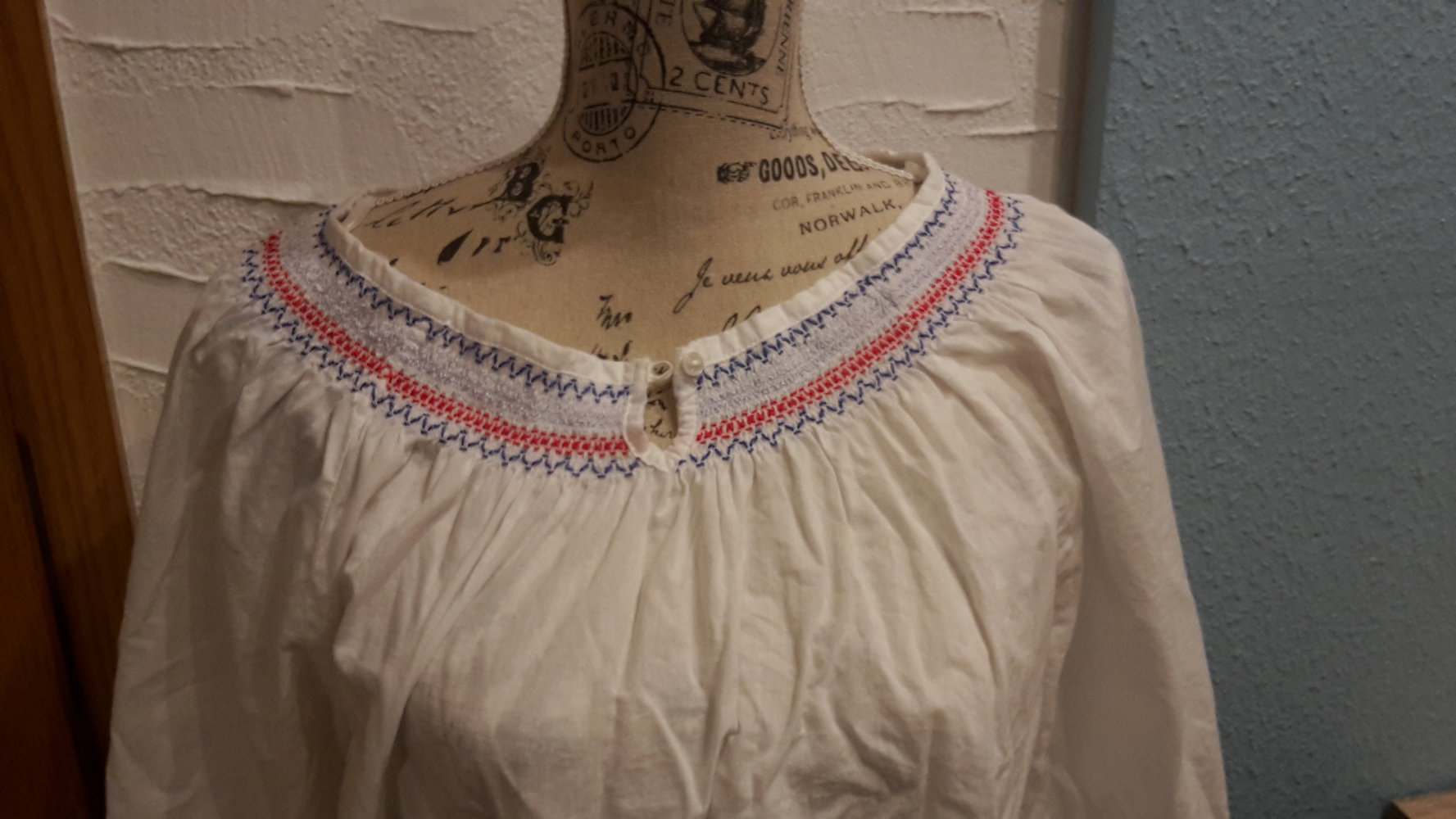 weiße Bluße ethno style 