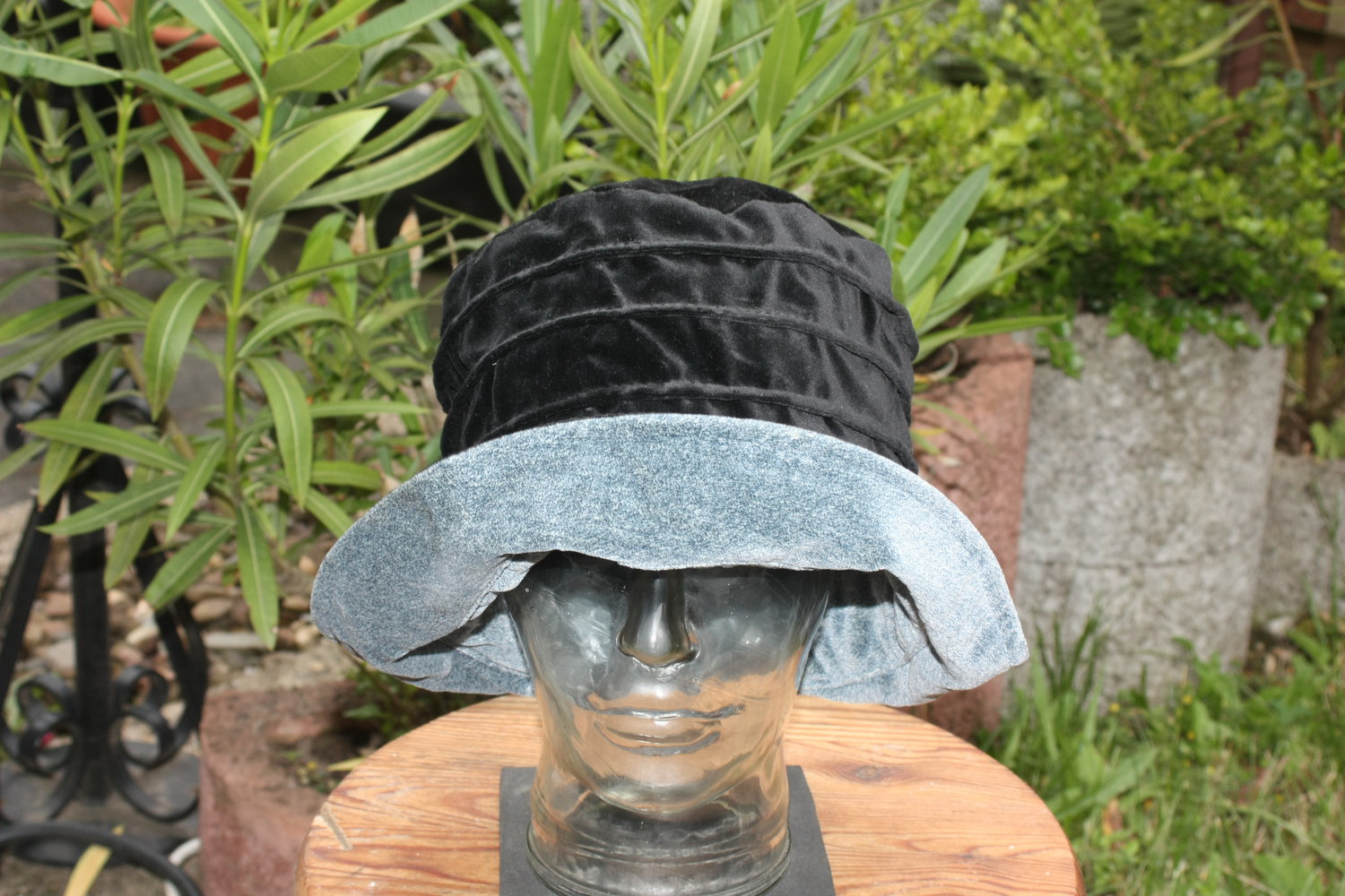 Hat Company Mütze, Schlapphut aus Samt (Innenfutter Polyester)