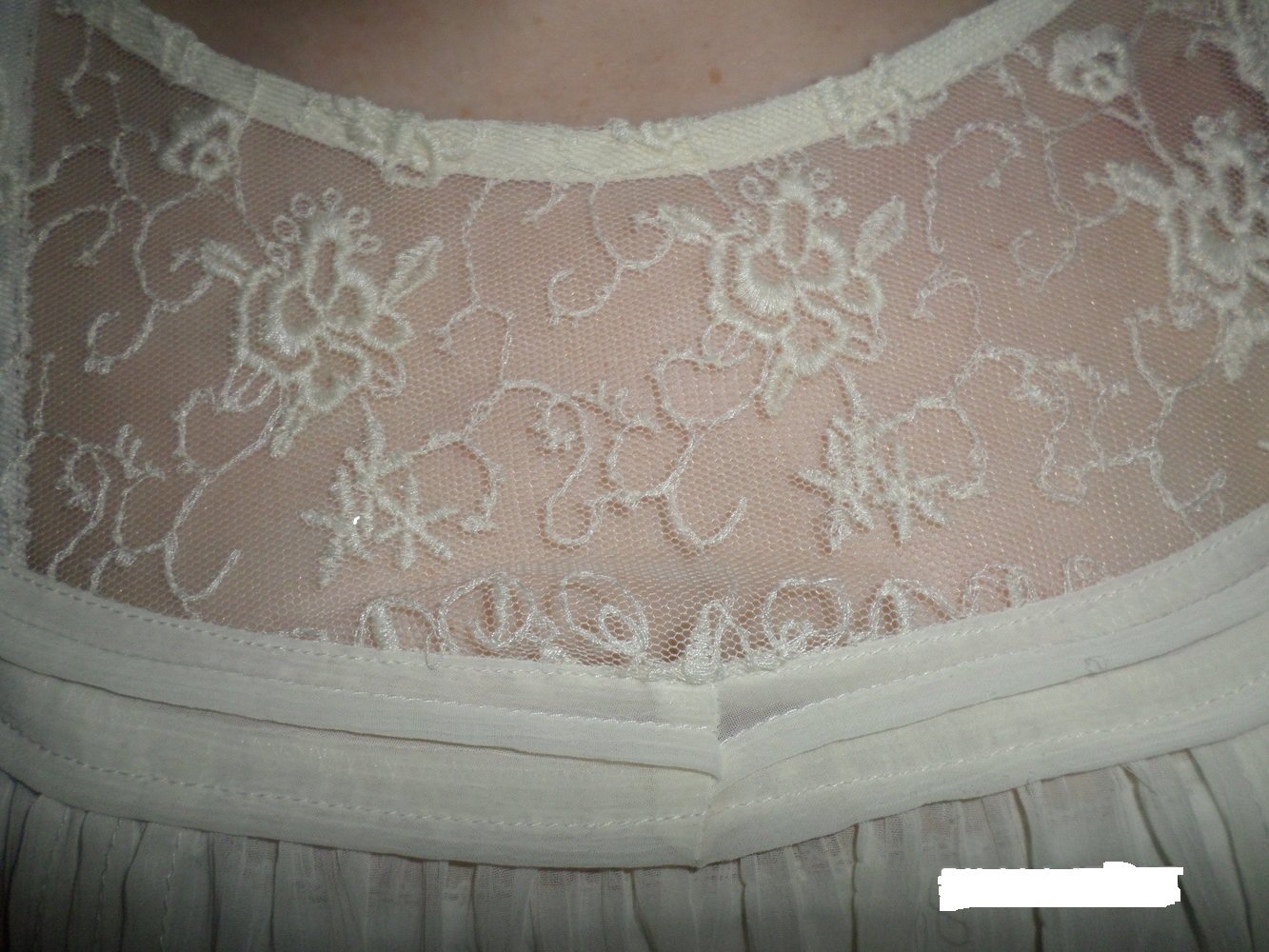 H&M Bluse Größe 42 creme 