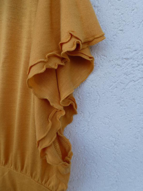 NEU - H&M – Damen T-Shirt, ockergelb