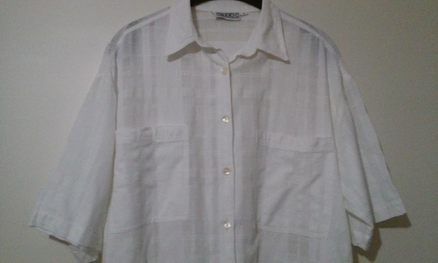 weiße Bluse Cardigan 