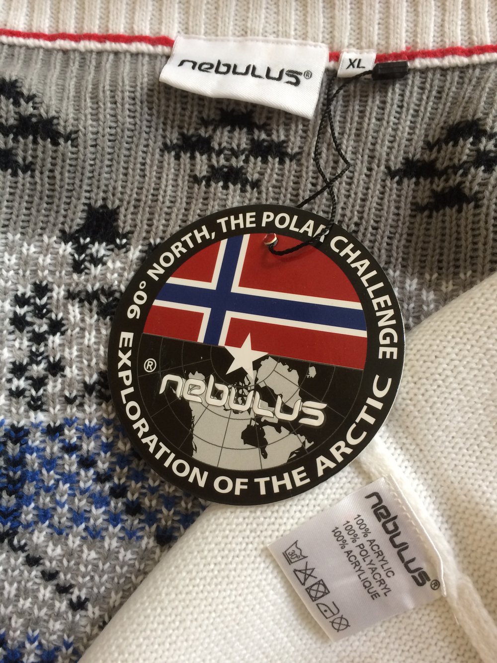 Nebulus Strickjacke Norweger Herren XL NEU