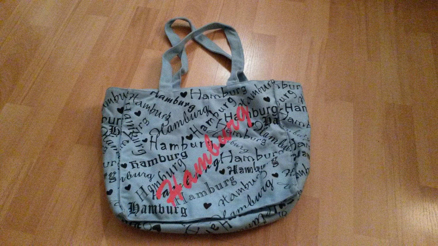 Blaue Hamburg Tasche / Shoppingbag