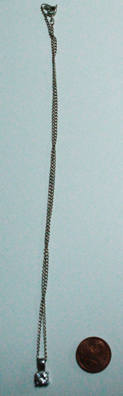 Anhänger geschliffener Stein 925 silber+kette