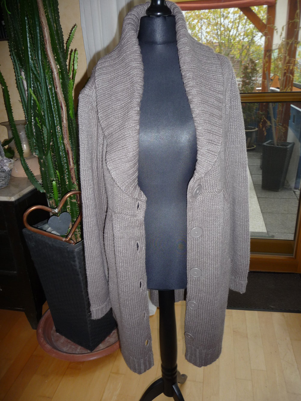 Sehr schöner Strickmantel Long-Cardigan  von H+M Größe L 