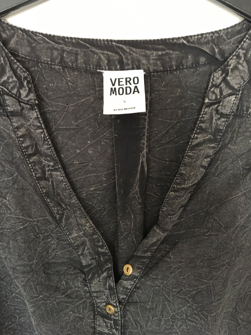 Graue Bluse von Vero Moda