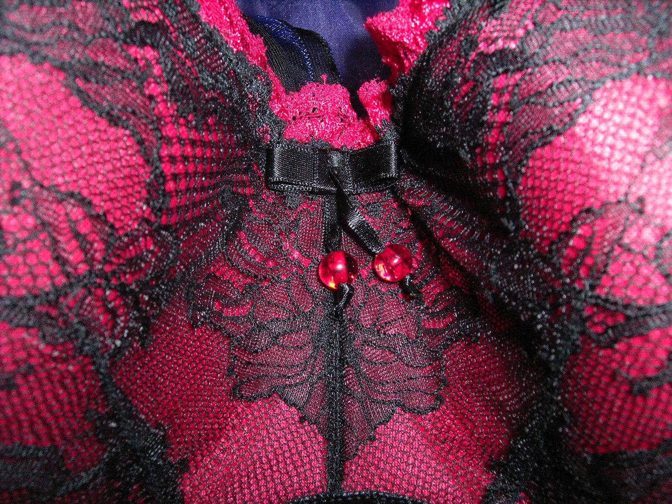 Antoniette Corsage 80D 36D Basque Masquerade Panache 80 D 36 D Burlesk schwarze Spitze