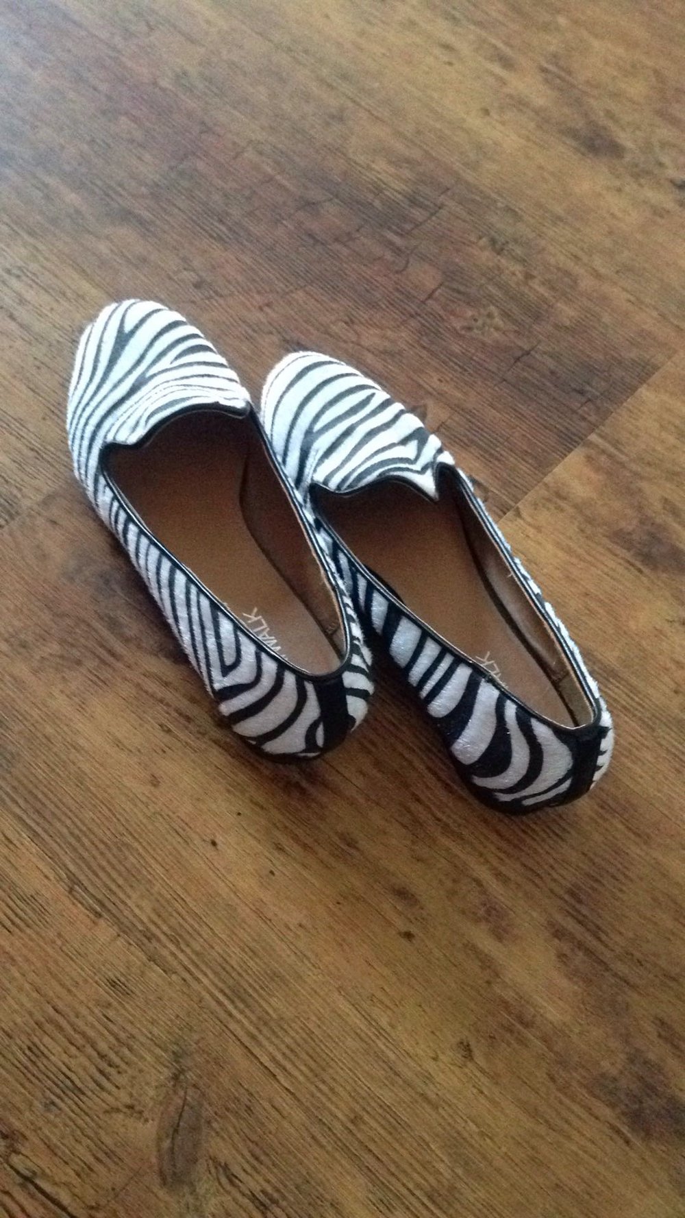 Coole Zebra Schuhe