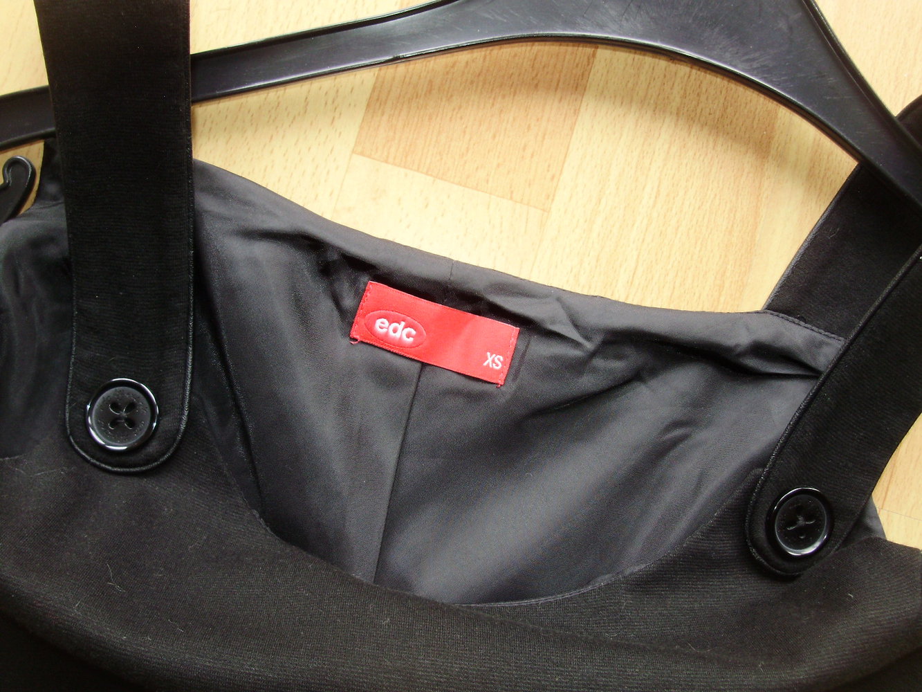 Esprit Kleid Träger Etui schwarz XS S Wie neu