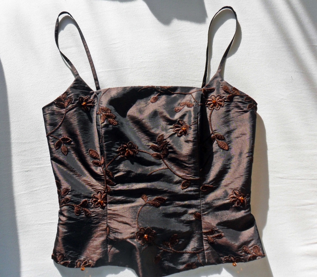 Braunes Ballkleid Abendkleid