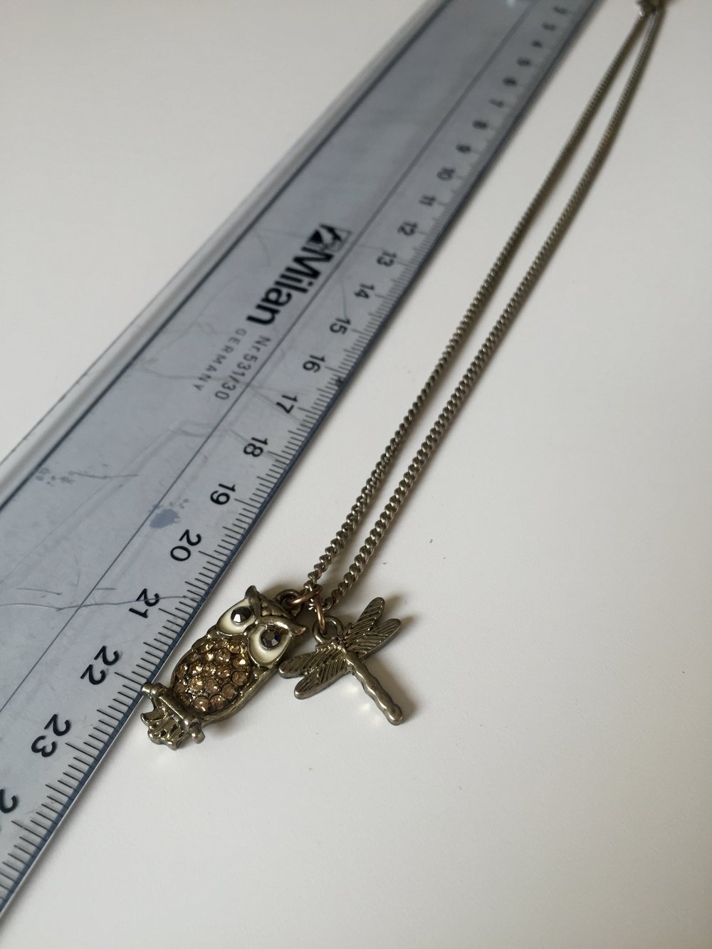 Süße Kette - Eule und Libelle