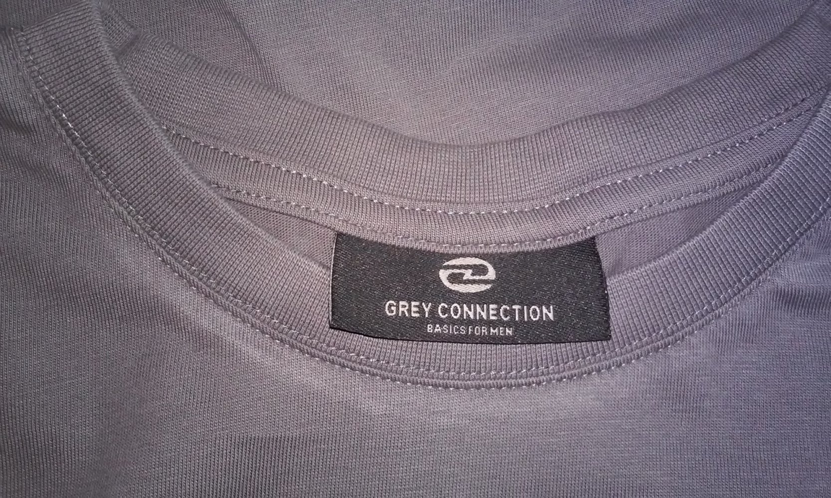 Sweatshirt Langarm Shirt Rundhals Pulli Freizeit/Sport/Unterzieher Basic-Oberteil (in Taupe) stretchig