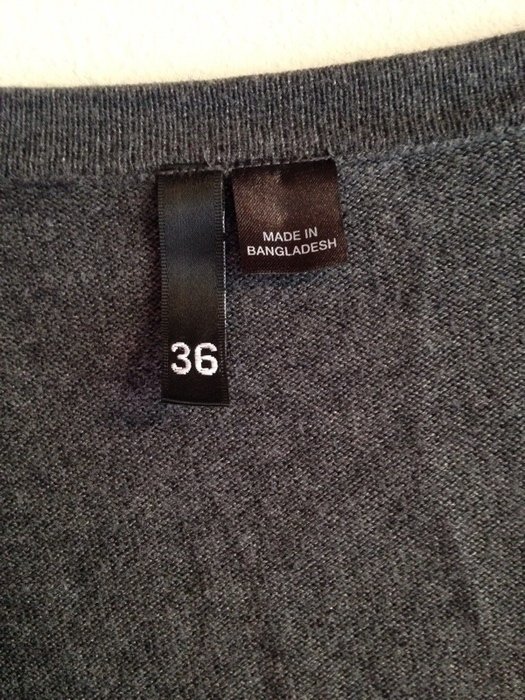 Longcardigan in grau