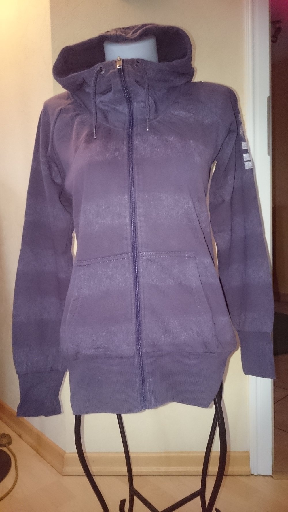 Bench Sweatshirtjacke Gr L Lila