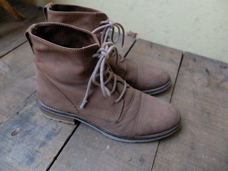 Lederschuhe Stiefeletten Schnürschuhe Schnürer Blogger Hipster Echtleder Boho