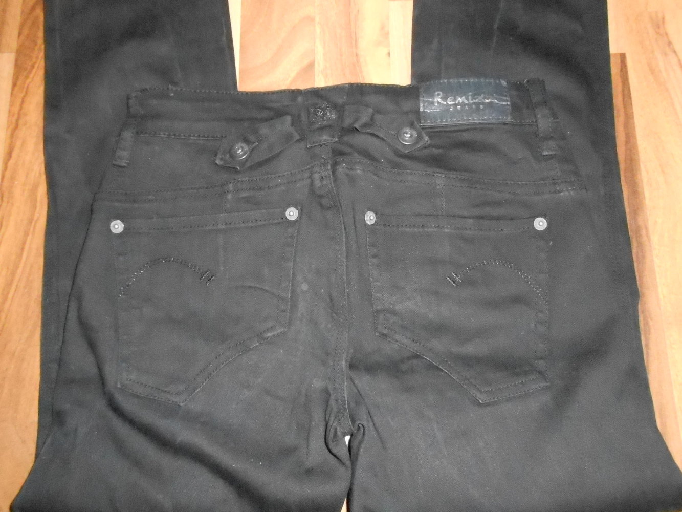 Jeans Röhre schwarz Remixx Jeans 36