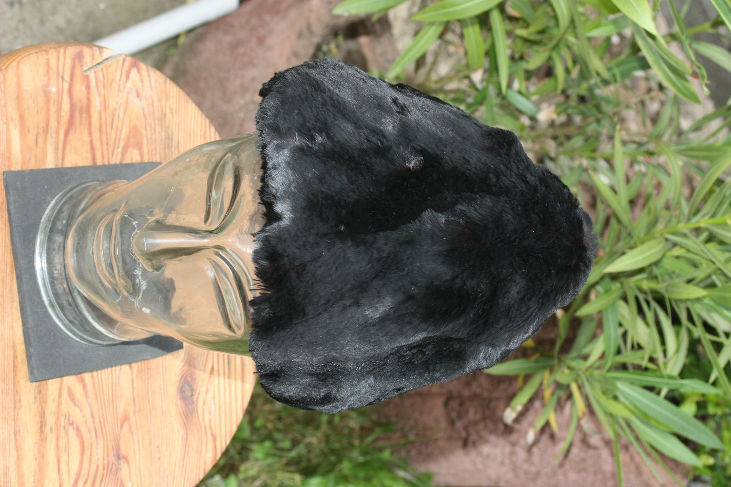 Echt Pelz, Fell, Mütze, Gr. 57