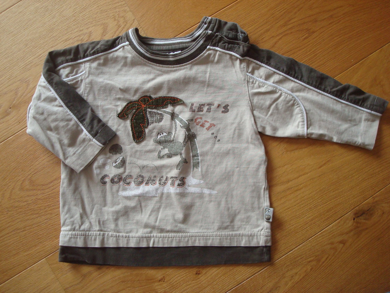 cooles Langarmshirt mit Affe Gr. 80