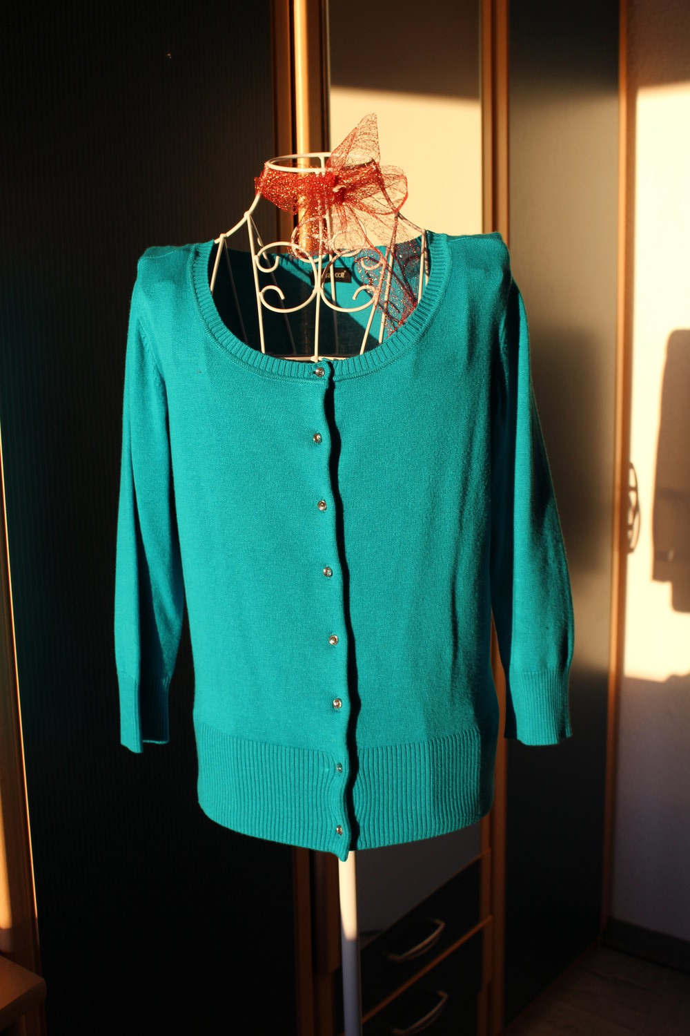 40. Cardigan von Laura Scott, Gr. 38, türkis