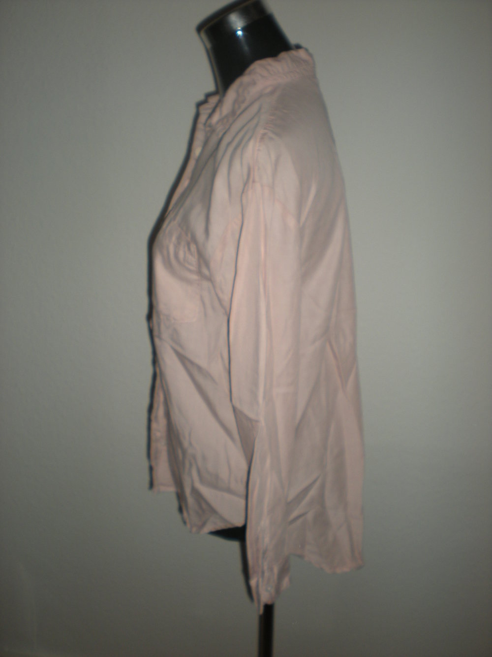 H&M Vokuhila Bluse Hemd Hemdbluse Blusenhemd Gr. S 38 blasses Altrosa