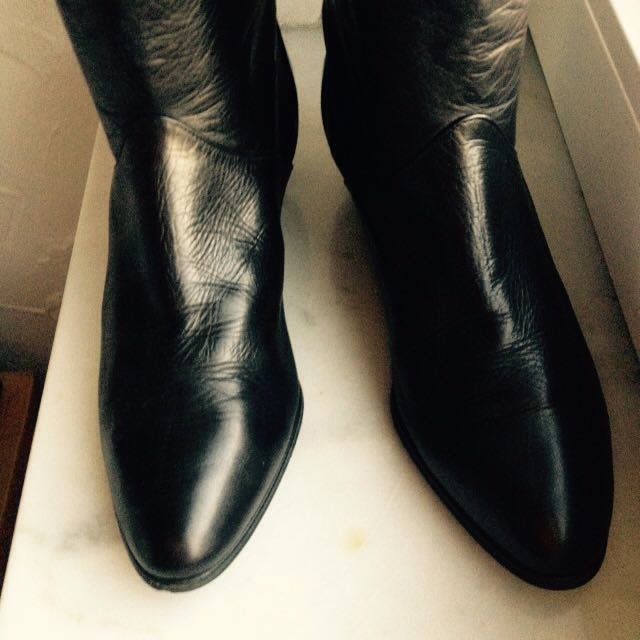 Exclusive Design Leder Stiefel Boots Schuhe