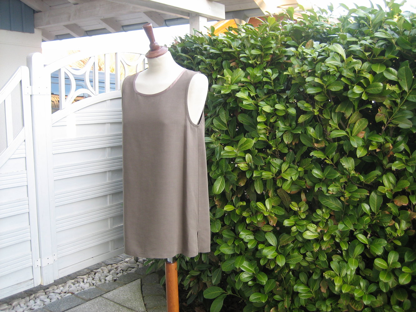 Edle Tunika Gr. 40, NEU!! hochwertiger Leinen-Mix - toll kombinierbar!