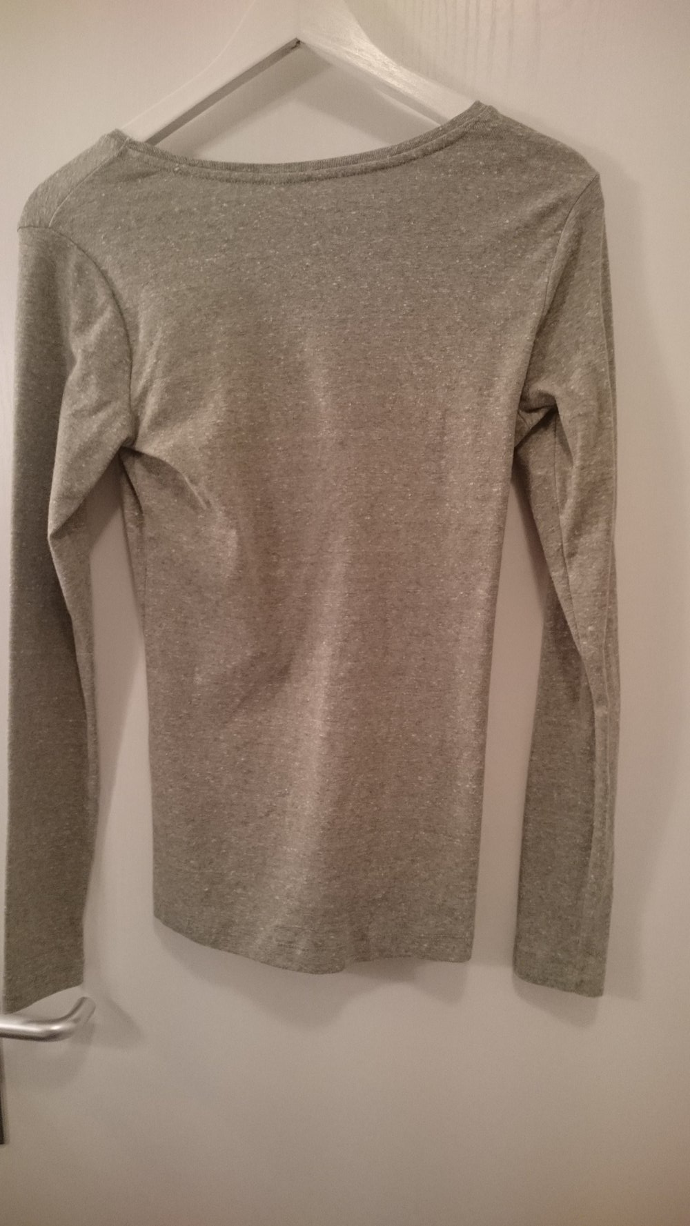 Hellgrün mellierter Sweater
