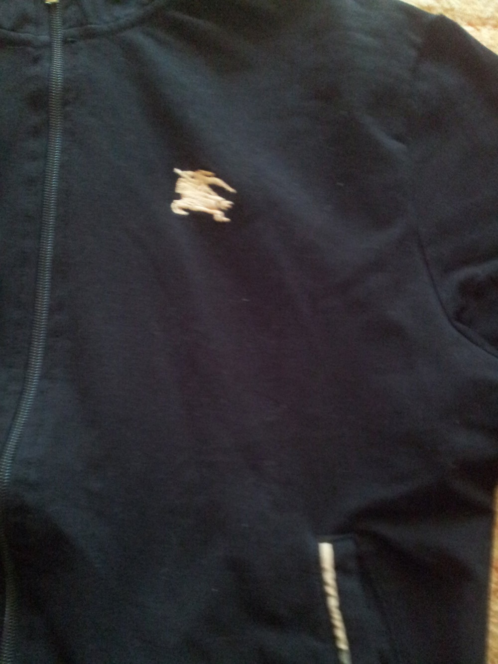 Sweatjacke Burberry Gr. M schwarz Schmetterling