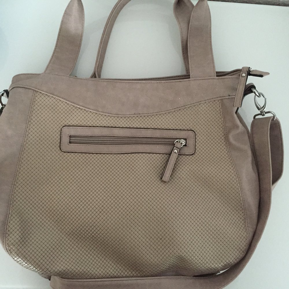 s.Oliver Tasche und Portemonnaie Set Kombination in Beige