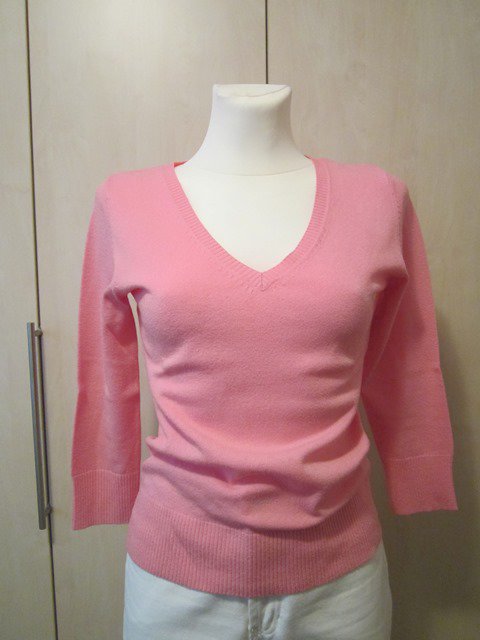 Leichter Sommerpulli mit 3/4-Arm