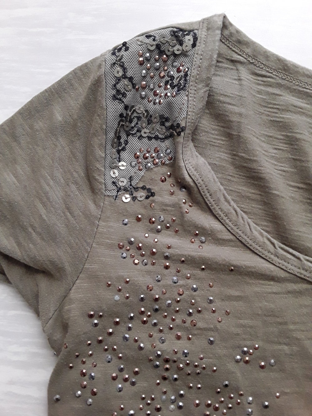 Promod Top Spitze halbarm