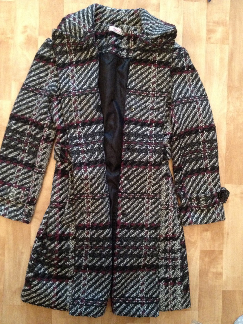 Karierte MANTEL Winter/ Herb 