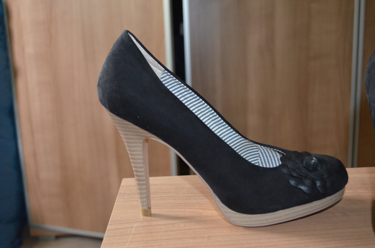 schwarze Hohe Schuhe