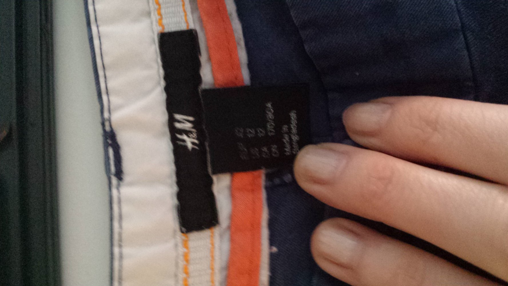 blaue Chinohose von H&M Gr.42