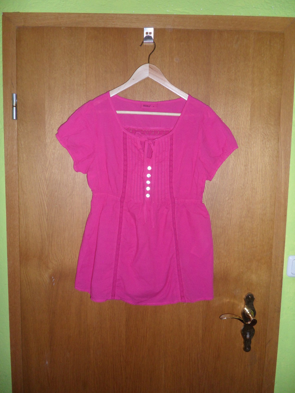 Bluse in kräftigem Pink