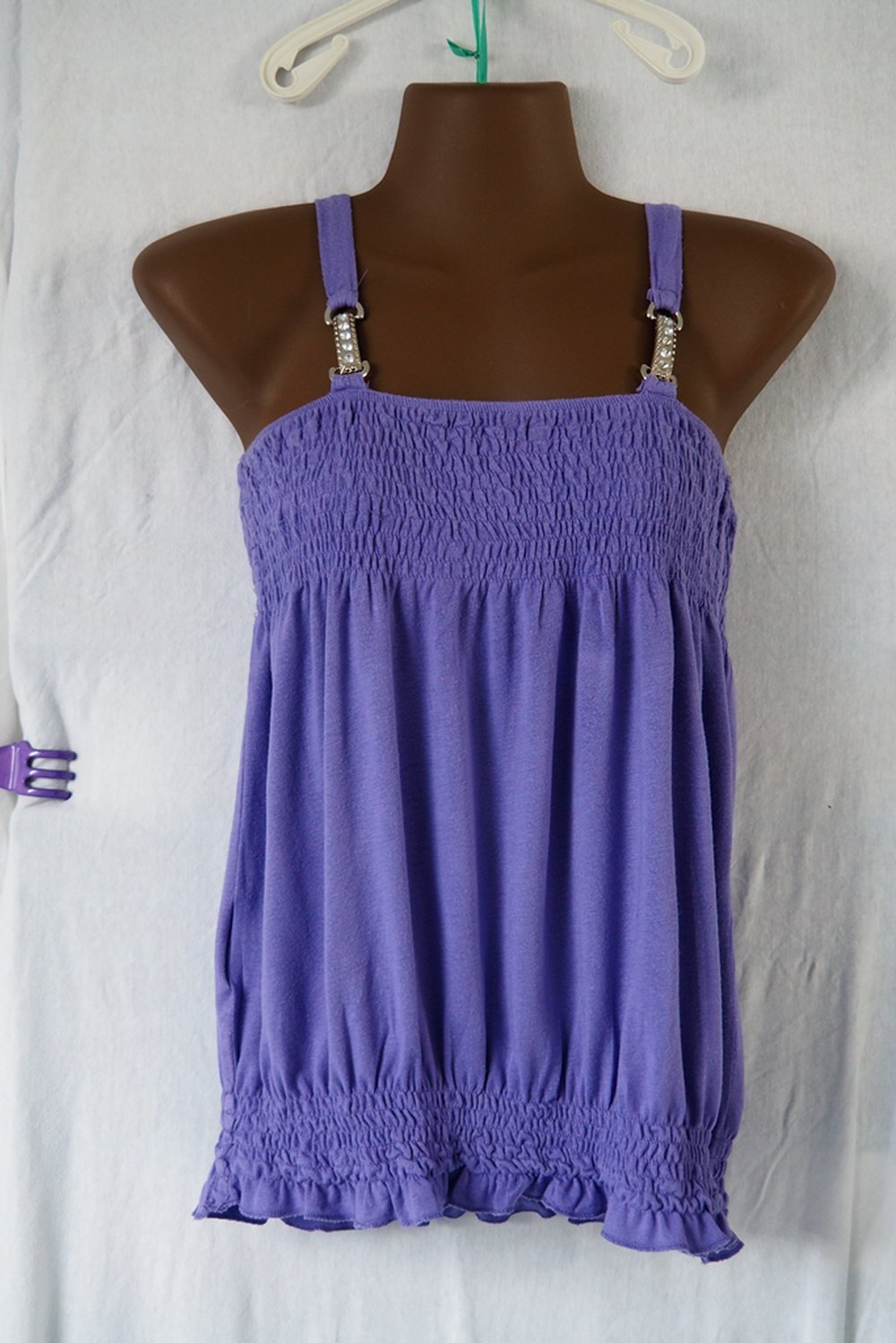 Lilanes Pumptop mit Glitzertägern 