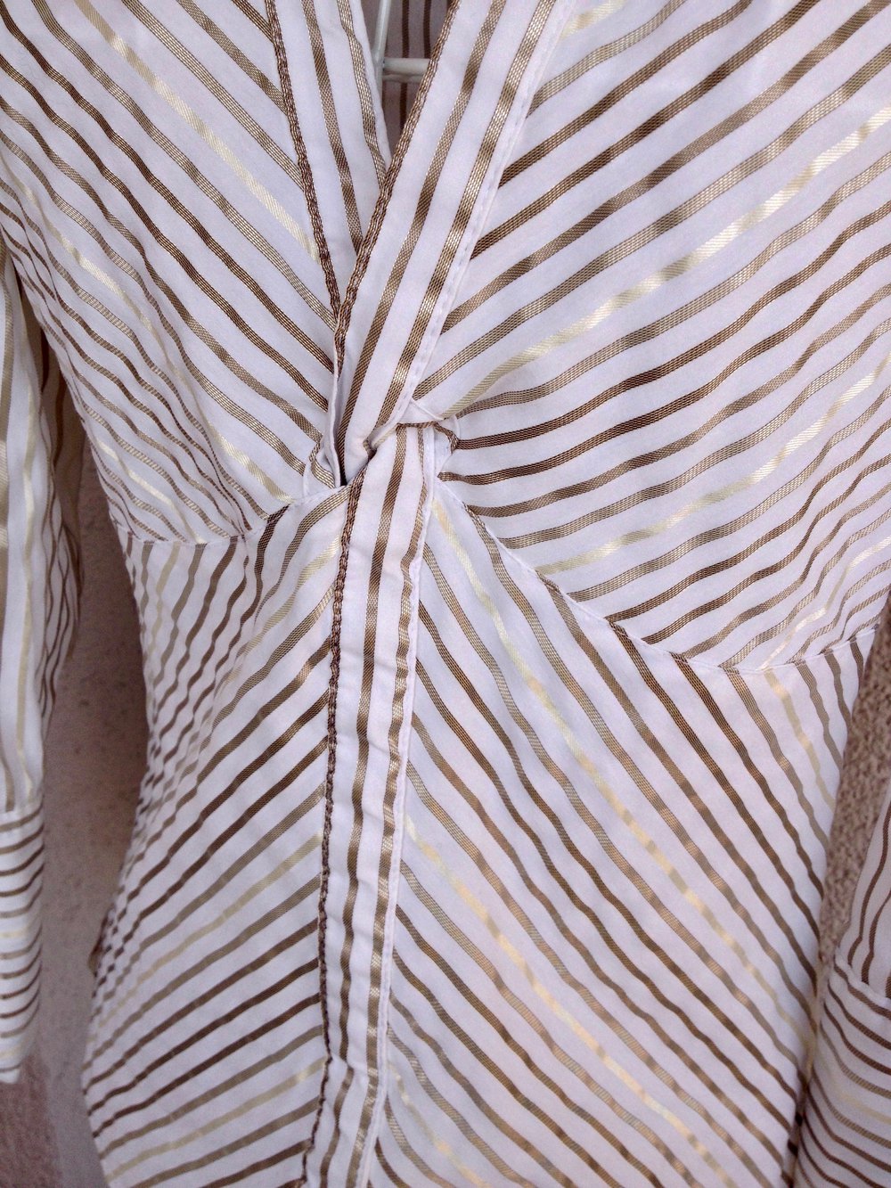 Schickes Oberteil mit Streifen und 3/4 Ärmeln