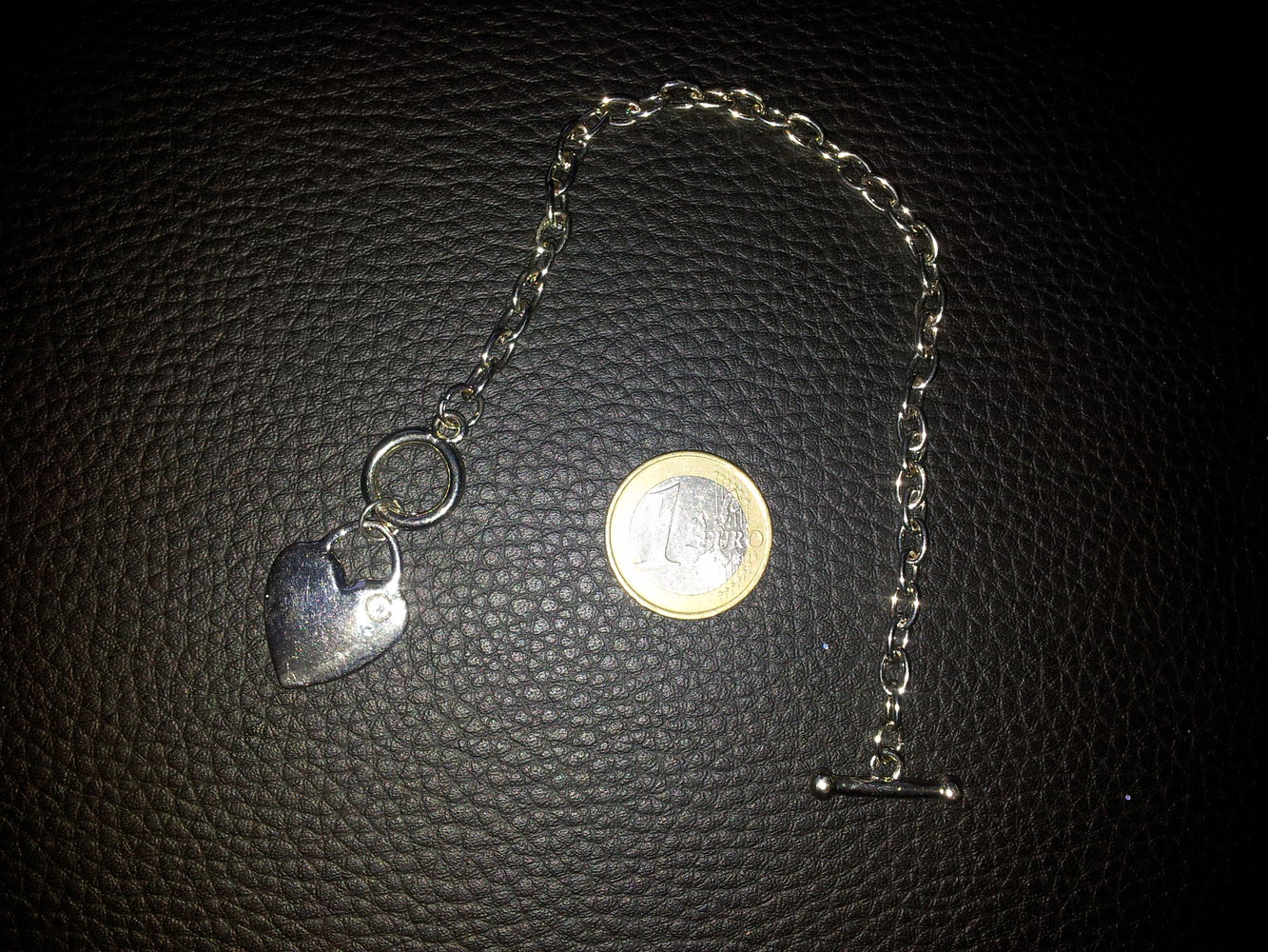 Modeschmuck Armband Herz Steinchen