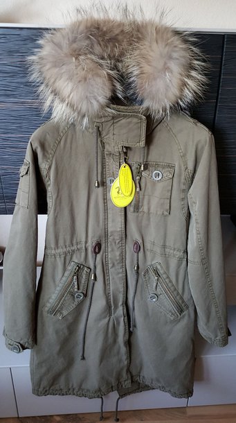 Parka Witty Knitters mit Pelzbesatz Gr. XS NEU!!!